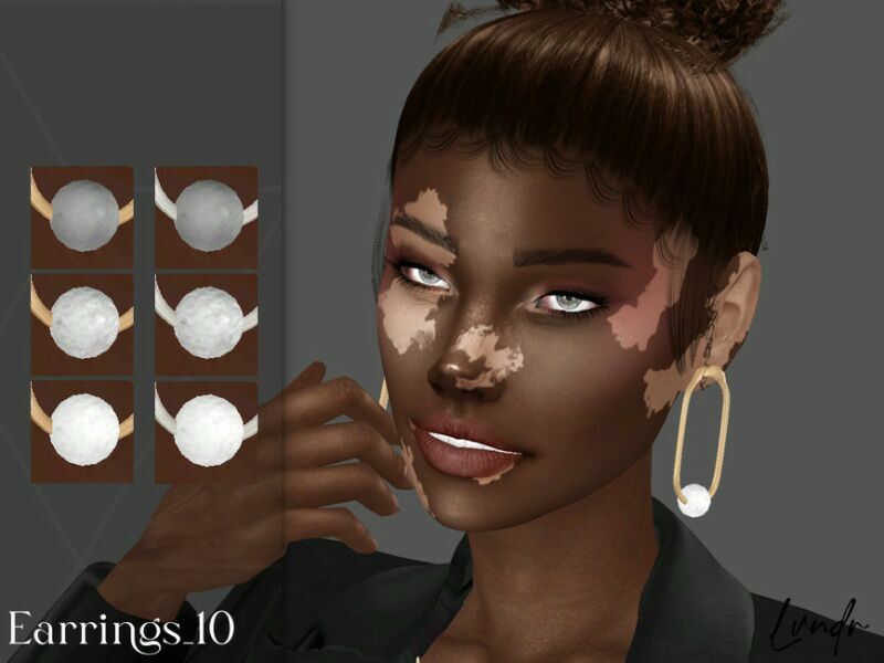 Earrings_10 By Lvndrcc 1 Earrings_10 By Lvndrcc Sims 4 CC