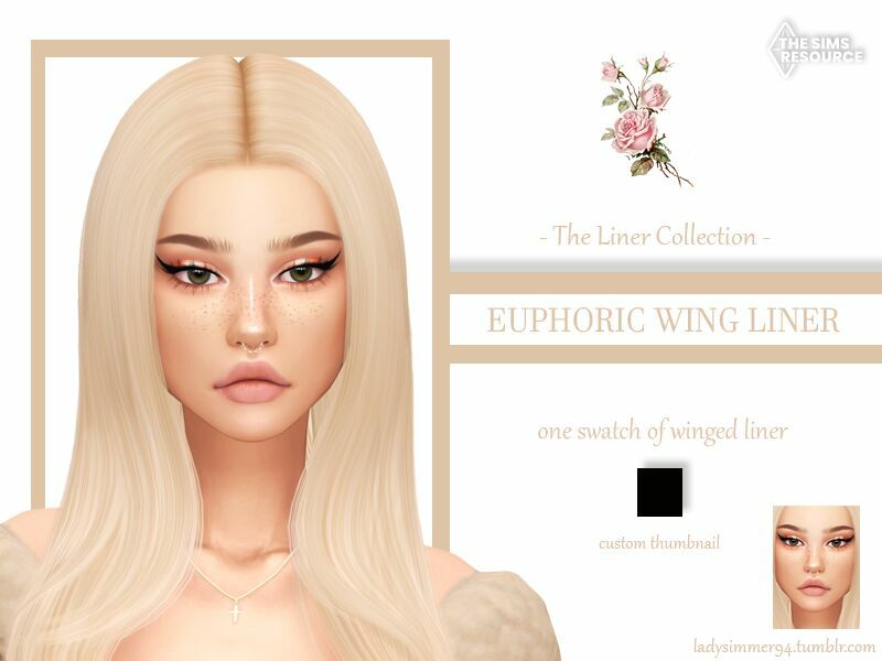Euphoric Wing Liner By Ladysimmer94 1 Euphoric Wing Liner By Ladysimmer94 Sims 4 CC