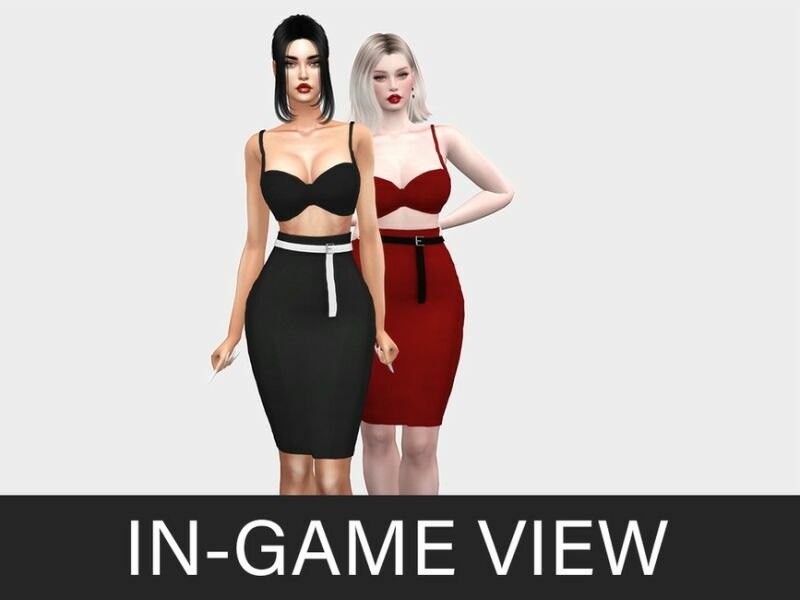 Executive (Dress) 2 sims 4 cc executive dress 2
