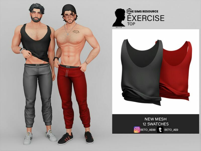 Exercise (TOP) 1 Exercise (TOP) Sims 4 CC