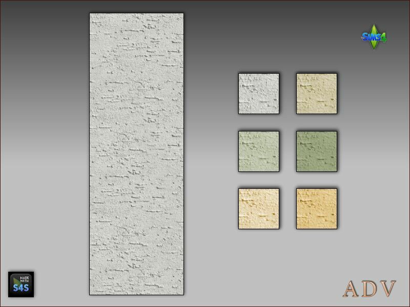 Exterior Plaster Walls 8 sims 4 cc exterior plaster walls 5