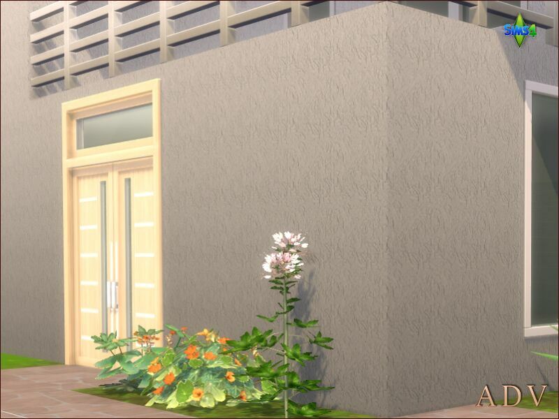 Exterior Plaster Walls 5 sims 4 cc exterior plaster walls 9