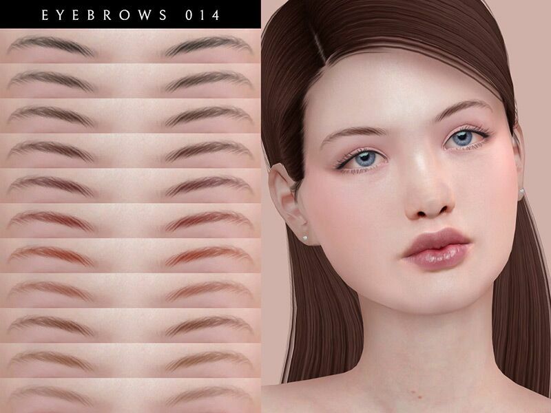 Eyebrows 014 By Lutessasims 1 Eyebrows 014 By Lutessasims Sims 4 CC