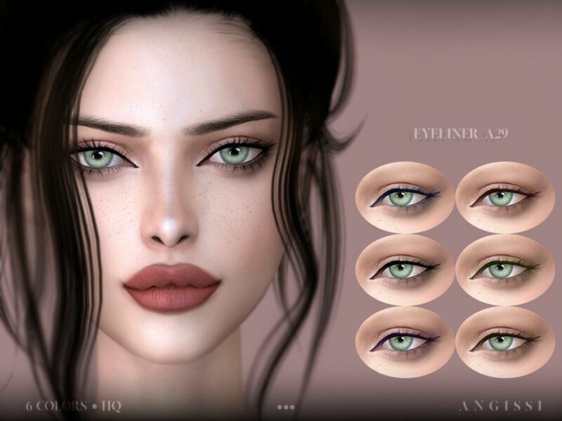 Eyeliner A29 By Angissi 1 Eyeliner A29 By Angissi Sims 4 CC