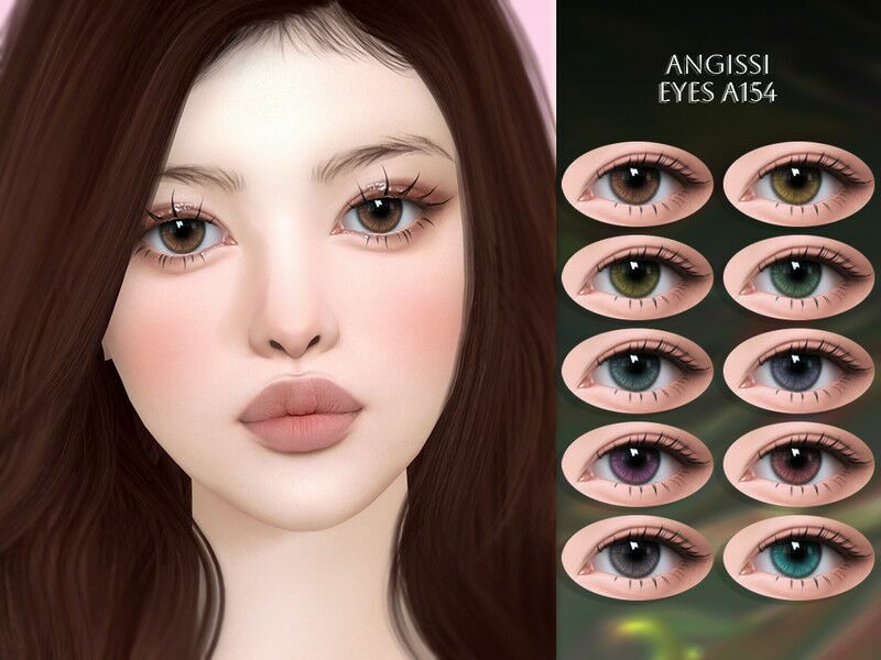 Eyes A154 1 Eyes A154 Sims 4 CC