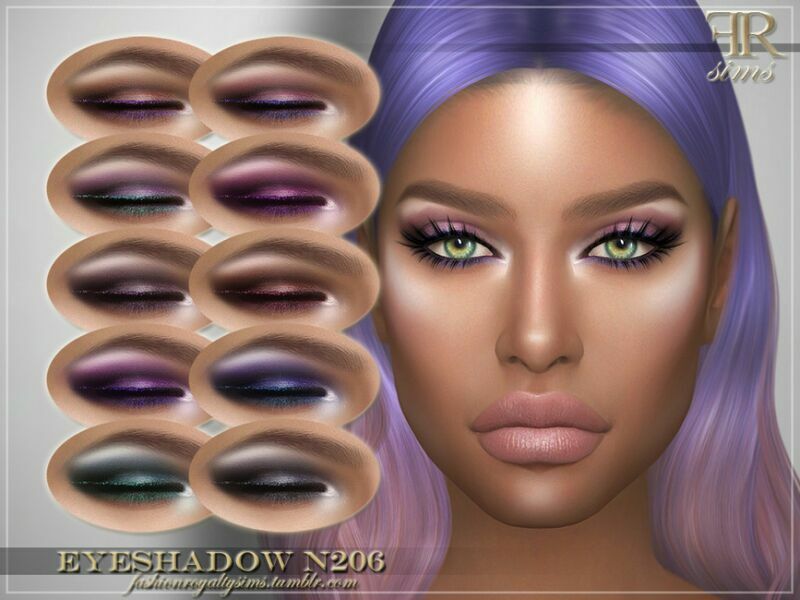 Eyeshadow N206 By Fashionroyaltysims 1 Eyeshadow N206 By Fashionroyaltysims Sims 4 CC