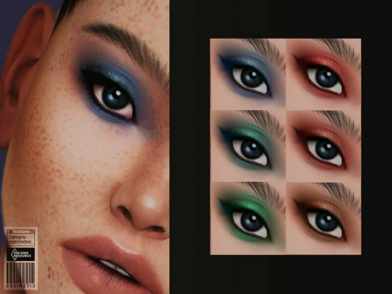 Eyeshadow | N34 By Cosimetic 1 Eyeshadow | N34 By Cosimetic Sims 4 CC