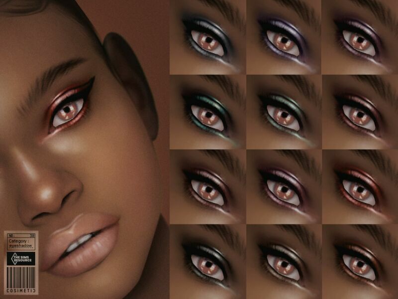 Eyeshadow | N38 By Cosimetic 1 Eyeshadow | N38 By Cosimetic Sims 4 CC