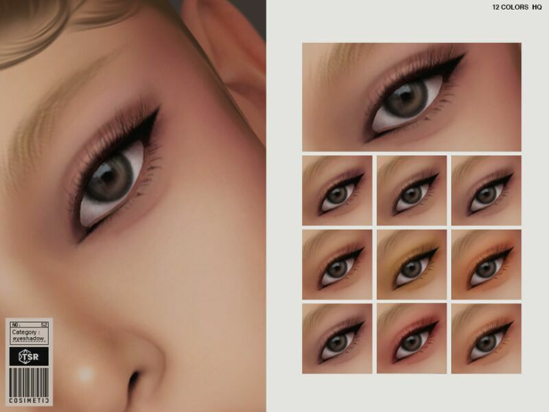 Eyeshadow | N52 By Cosimetic 1 Eyeshadow | N52 By Cosimetic Sims 4 CC