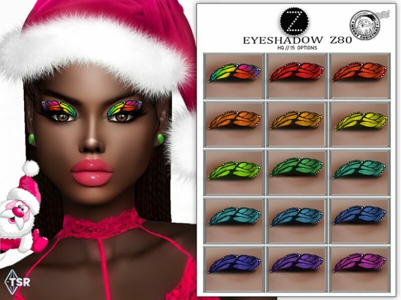 Eyeshadow Z80 By Zenx 1 Eyeshadow Z80 By Zenx Sims 4 CC
