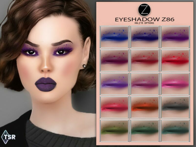 Eyeshadow Z86 By Zenx 1 Eyeshadow Z86 By Zenx Sims 4 CC