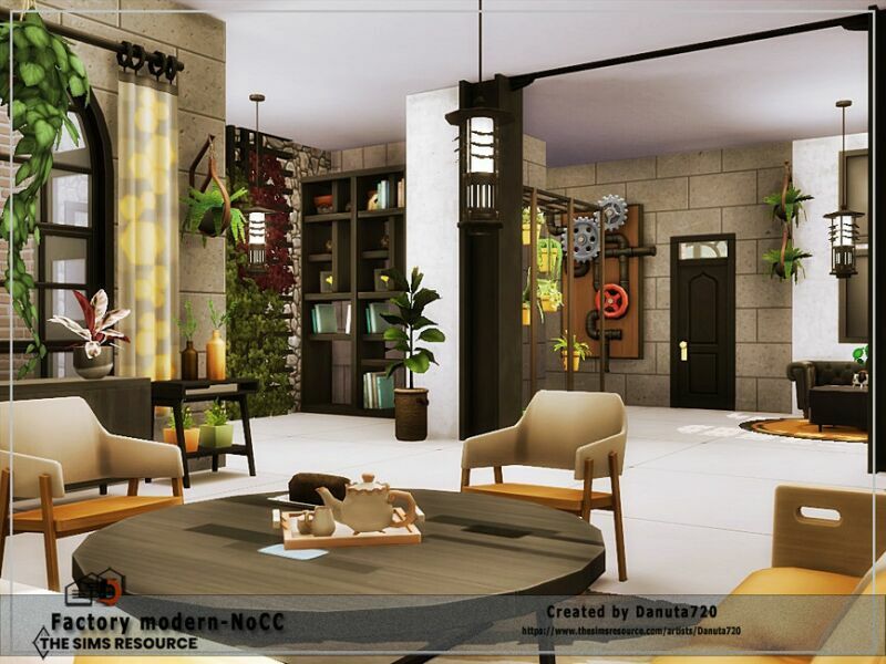 Factory Modern-Nocc By Danuta720 3 sims 4 cc factory modern nocc by danuta720 6