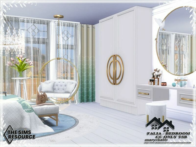 Falia – Bedroom – CC Only TSR By Marychabb 3 sims 4 cc falia bedroom cc only tsr by marychabb 3