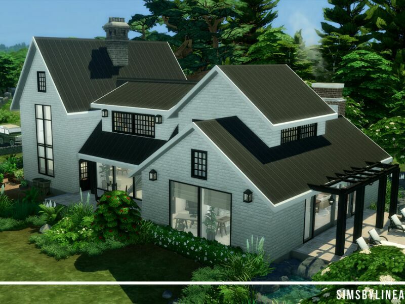 Farmhouse Family Home By Simsbylinea 7 sims 4 cc farmhouse family home by simsbylinea 2