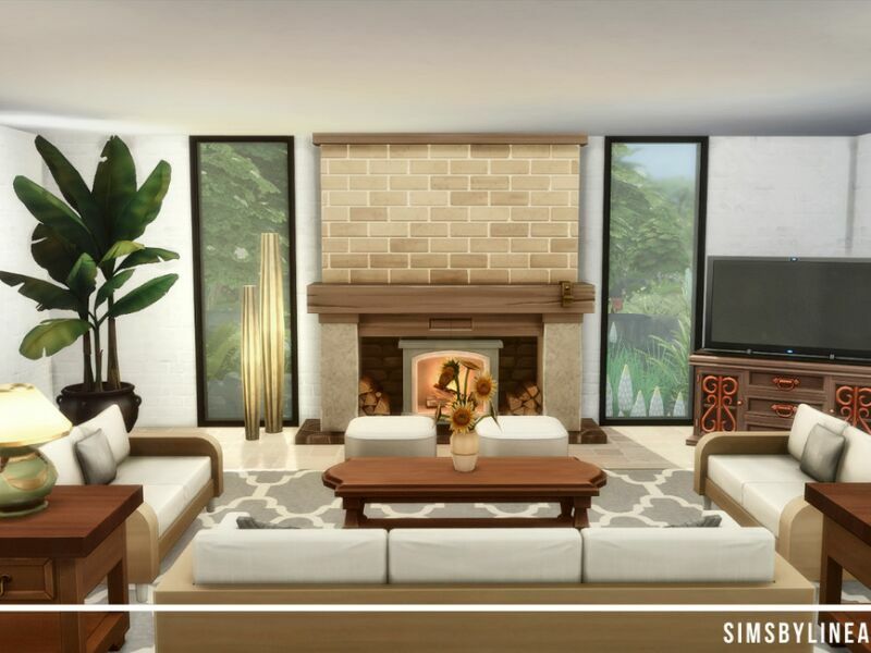 Farmhouse Family Home By Simsbylinea 6 sims 4 cc farmhouse family home by simsbylinea 3