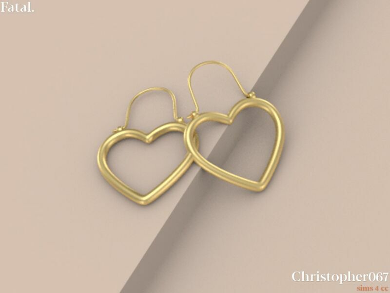 Fatal Earrings By Christopher067 2 sims 4 cc fatal earrings by christopher067 3