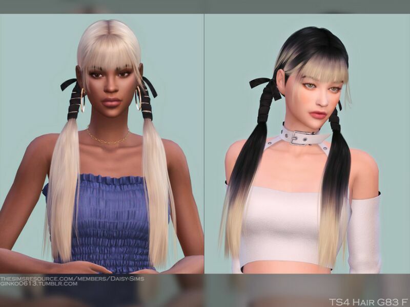 Female Hair G83 By Daisy-Sims 1 Female Hair G83 By Daisy-Sims Sims 4 CC