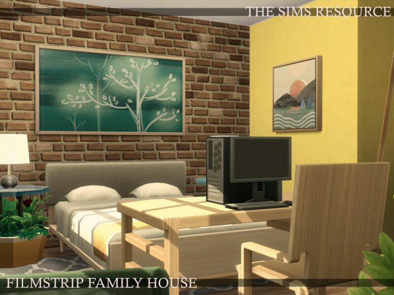 sims 4 cc filmstrip family house nocc by simzmora 6