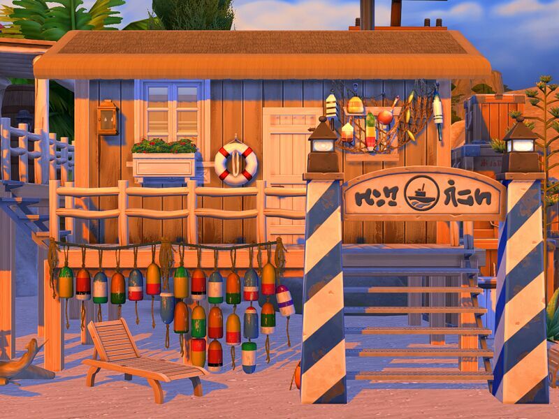 Fisher Cottage NO CC By Flubs79 7 sims 4 cc fisher cottage no cc by flubs79 2