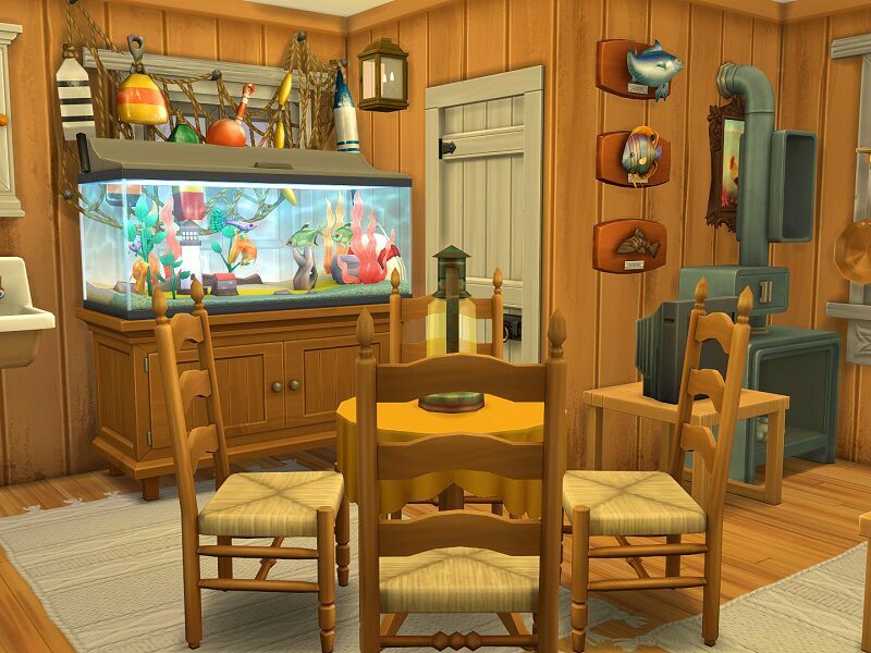 Fisher Cottage NO CC By Flubs79 6 sims 4 cc fisher cottage no cc by flubs79 3