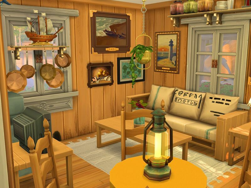 Fisher Cottage NO CC By Flubs79 5 sims 4 cc fisher cottage no cc by flubs79 4