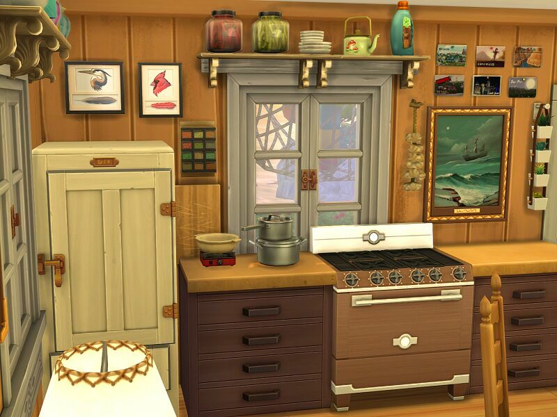 Fisher Cottage NO CC By Flubs79 4 sims 4 cc fisher cottage no cc by flubs79 5