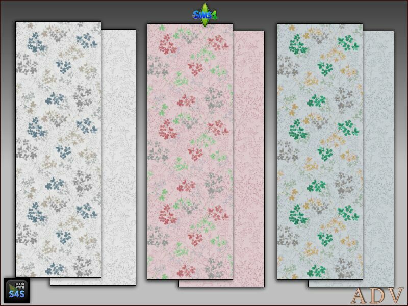Flower Wallpapers 9 sims 4 cc flower wallpapers 4