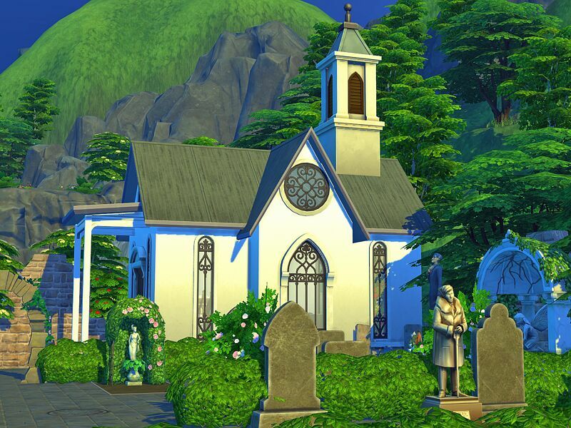 Forest Cemetery – NO CC By Flubs79 1 Forest Cemetery – NO CC By Flubs79 Sims 4 CC