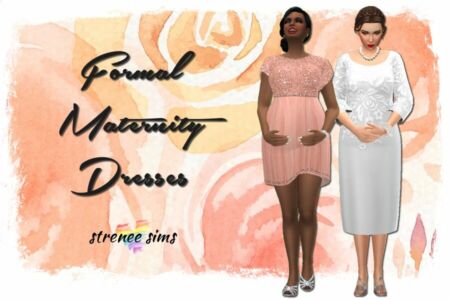 Formal Maternity Dresses Sims 4 CC