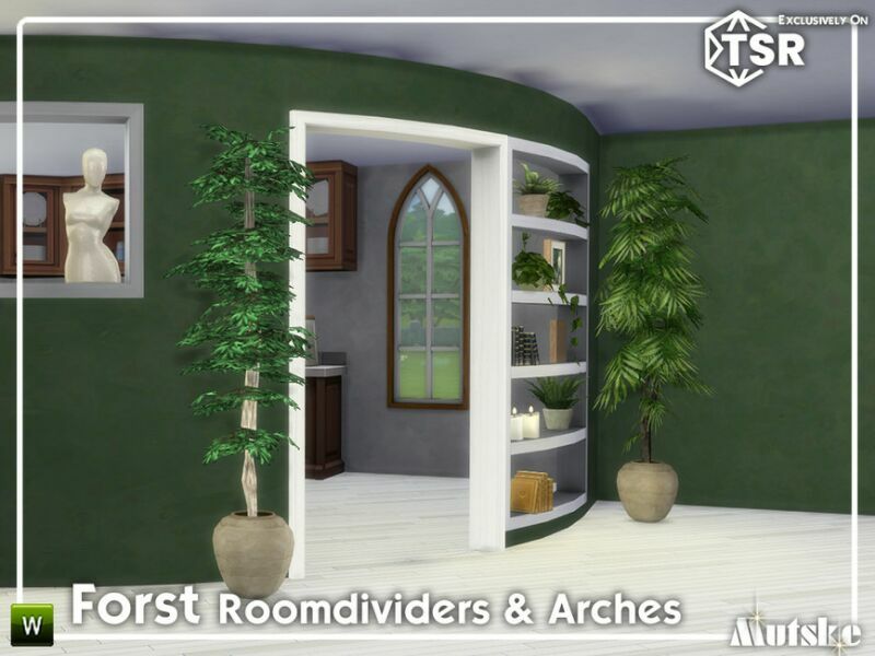 Forst Curved Bookcases And Arches Model 5 By Mutske 3 sims 4 cc forst curved bookcases and arches model 5 by mutske 3
