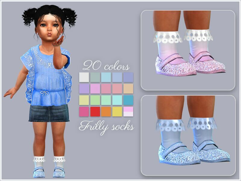 Frilly Socks For Toddlers By Giulietta 2 sims 4 cc frilly socks for toddlers by giulietta 2