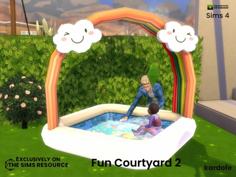 FUN Courtyard 2 By Kardofe 6 sims 4 cc fun courtyard 2 by kardofe 2