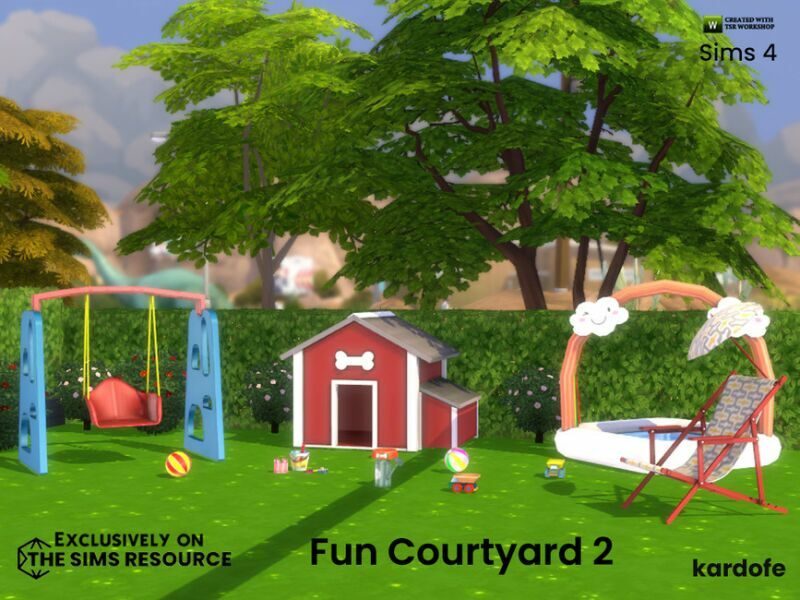 FUN Courtyard 2 By Kardofe 5 sims 4 cc fun courtyard 2 by kardofe 3