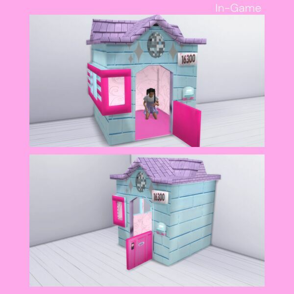 Functional Disco Playhouse 🎀 2 sims 4 cc functional disco playhouse 🎀 3