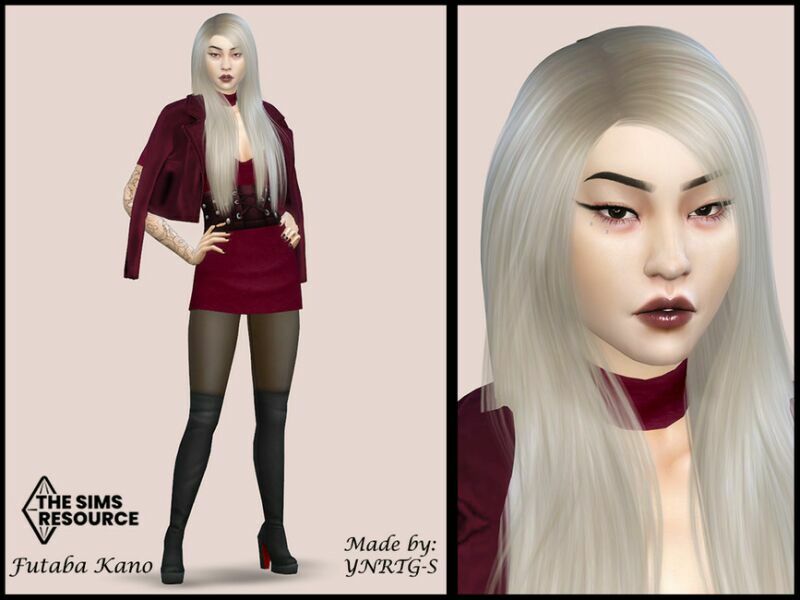 Futaba Kano By Ynrtg-S 1 Futaba Kano By Ynrtg-S Sims 4 CC