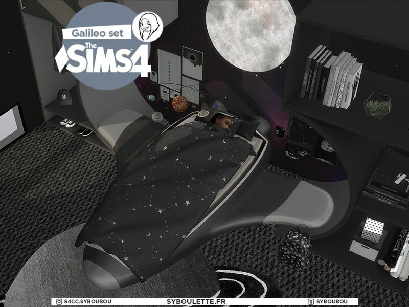 Galileo KID Bedroom SET By Syboulette 4 sims 4 cc galileo kid bedroom set by syboulette 5