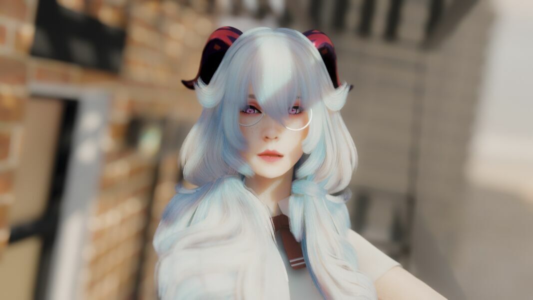 Ganyu By _Volfe_ 2 sims 4 cc ganyu by volfe 5