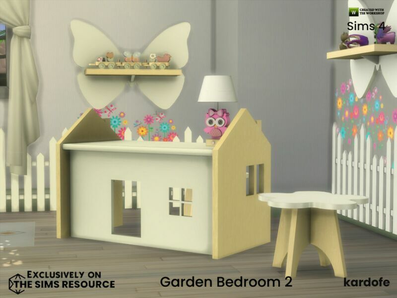 Garden Bedroom 2 By Kardofe 2 sims 4 cc garden bedroom 2 by kardofe 6
