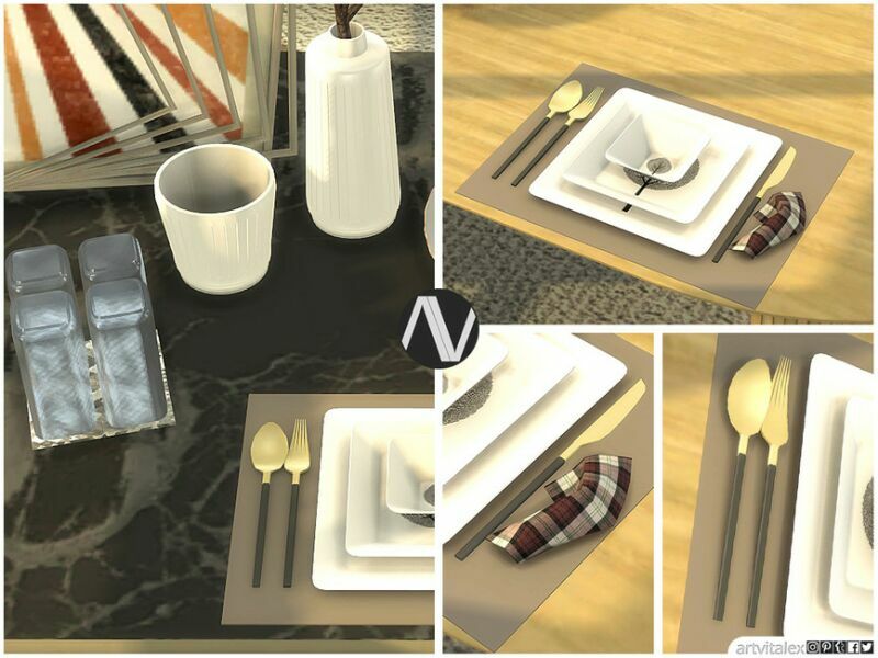 Geneva Dining Room Extra By Artvitalex 4 sims 4 cc geneva dining room extra by artvitalex 2