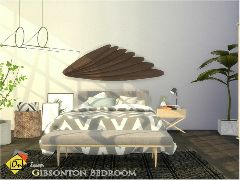 Gibsonton Bedroom By Onyxium Sims 4 CC