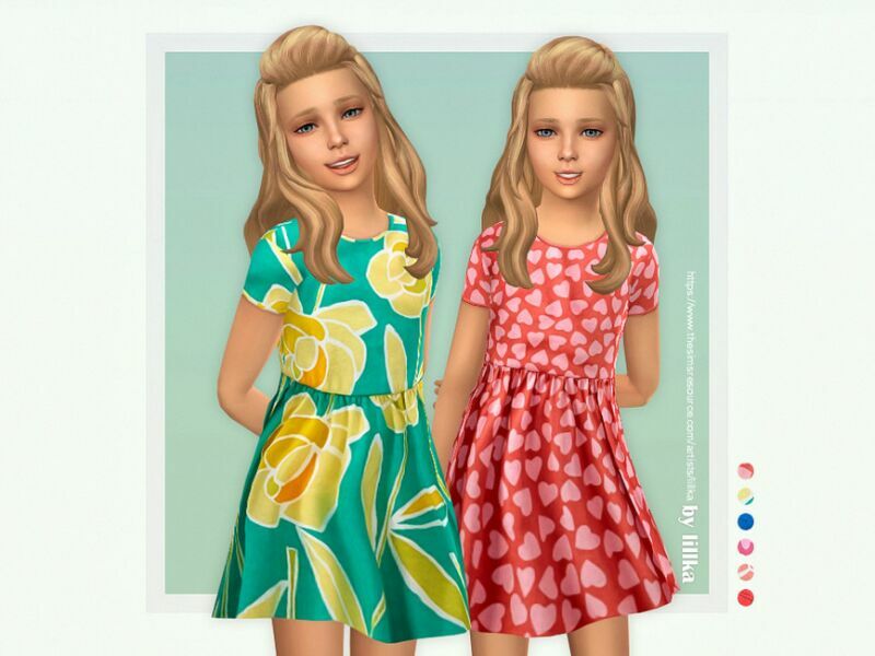 Giselle Dress By Lillka 1 Giselle Dress By Lillka Sims 4 CC
