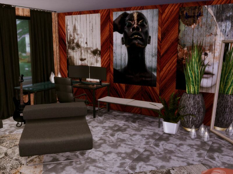 Gracja Dark Bedroom | Only TSR CC By Genkaiharetsu 7 sims 4 cc gracja dark bedroom only tsr cc by genkaiharetsu 2