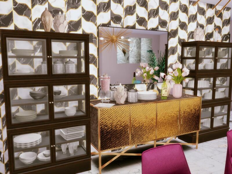 Gracja Diningroom | Only TSR CC By Genkaiharetsu 4 sims 4 cc gracja diningroom only tsr cc by genkaiharetsu 4
