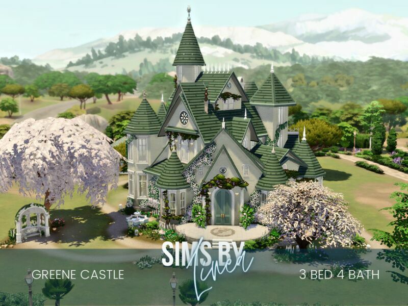 Greene Castle By Simsbylinea 1 Greene Castle By Simsbylinea Sims 4 CC