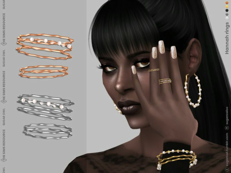 Hannah Rings 1 Hannah Rings Sims 4 CC