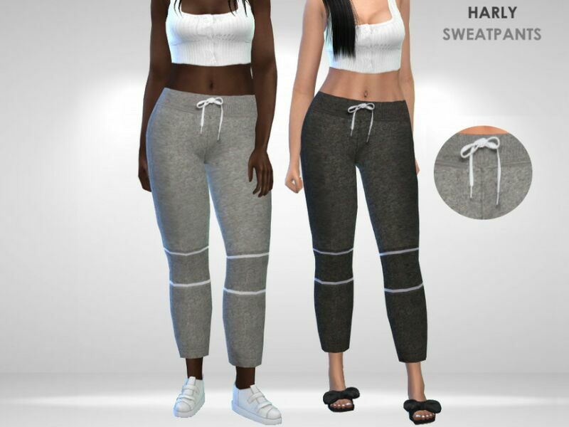 Harly Sweatpants By Puresim 1 Harly Sweatpants By Puresim Sims 4 CC