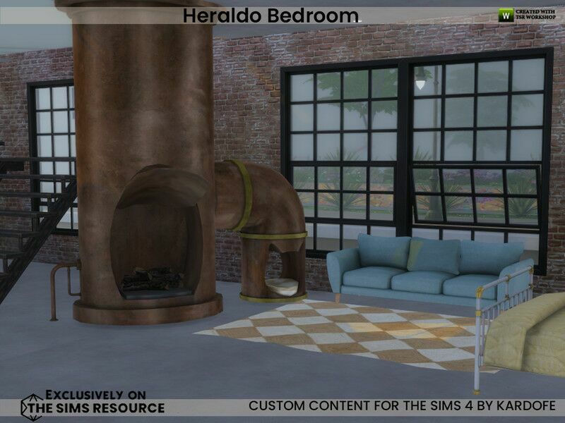 Heraldo Bedroom By Kardofe 1 Heraldo Bedroom By Kardofe Sims 4 CC