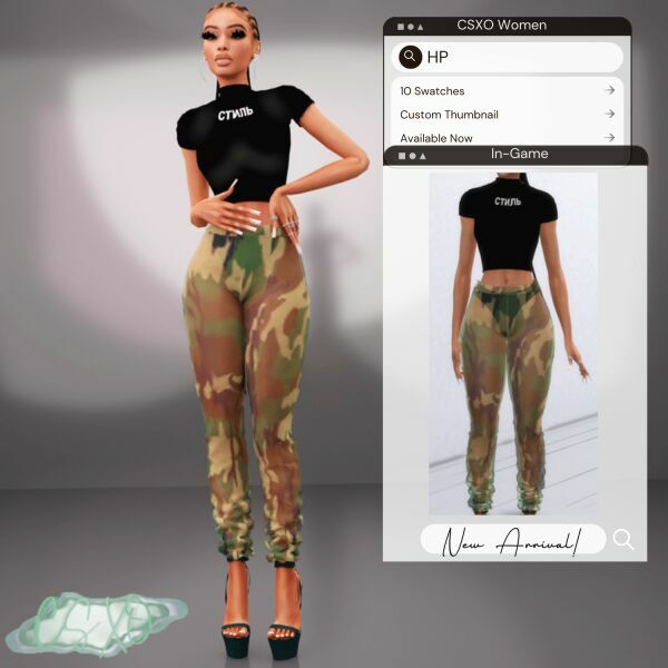 Heron Preston Outfit 2 sims 4 cc heron preston outfit 3