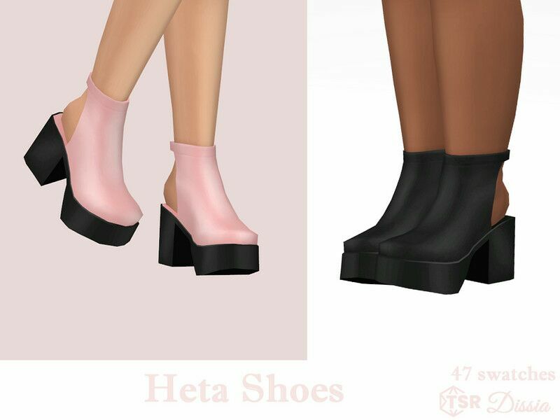 Heta Shoes By Dissia 1 Heta Shoes By Dissia Sims 4 CC