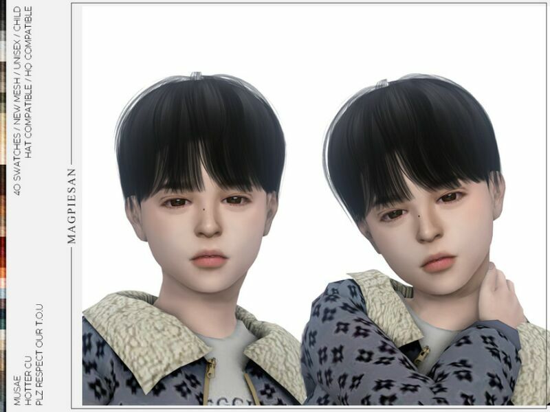 Hotter Hair For Child By Magpiesan 1 Hotter Hair For Child By Magpiesan Sims 4 CC
